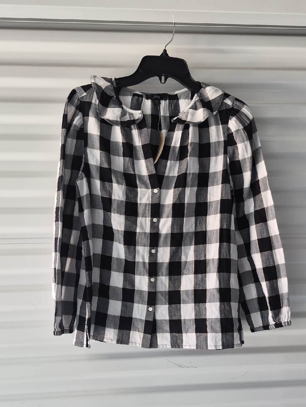 NWT J CREW SCALLOP TOP BLOUSE XXS